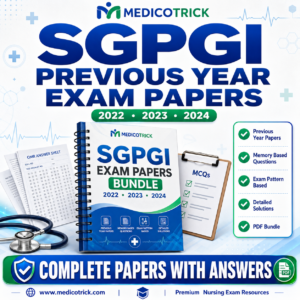 SGPGI Last 3 Year Previous Exam Paper Bundle