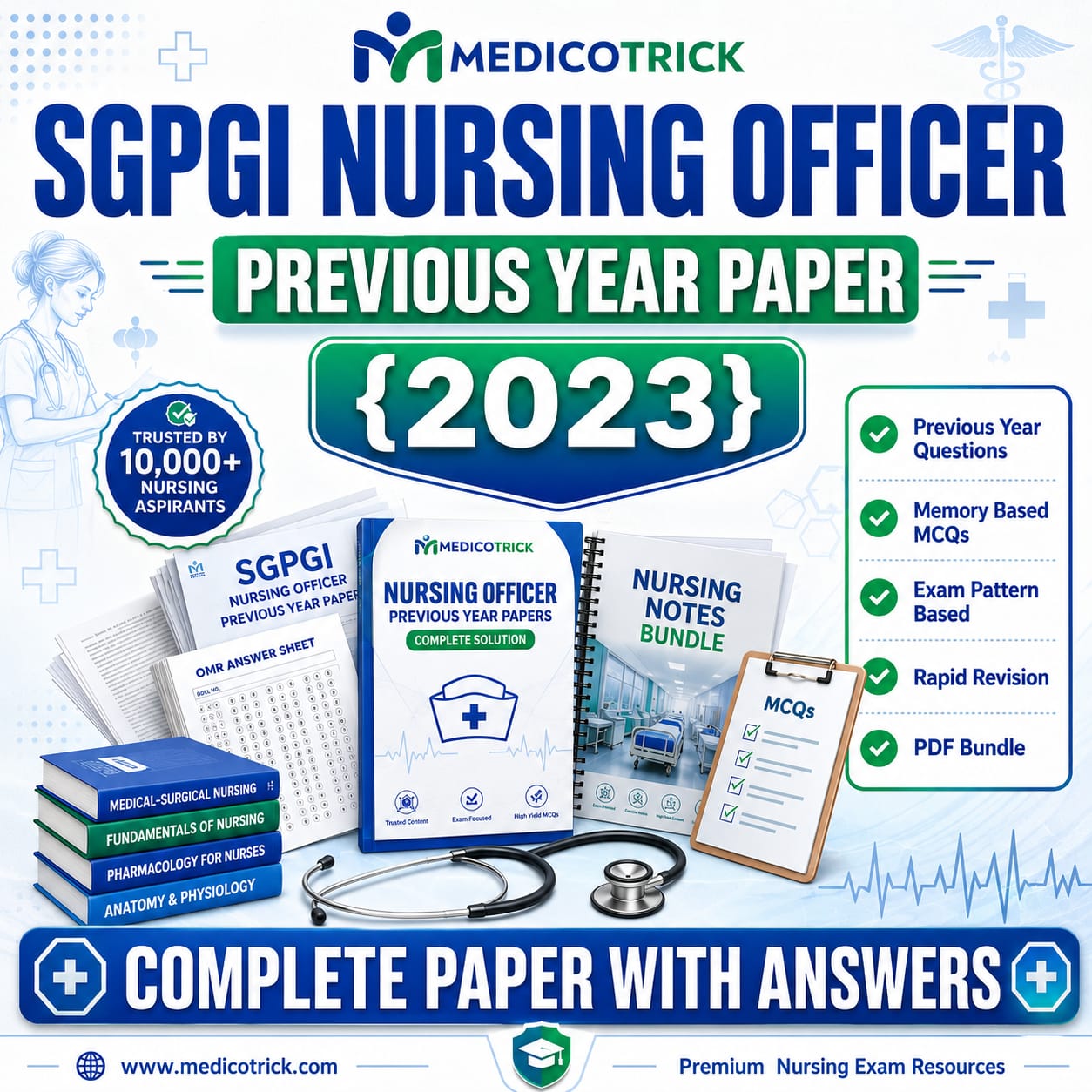 sgpgi-nursing-officer-previous-year-paper-2023